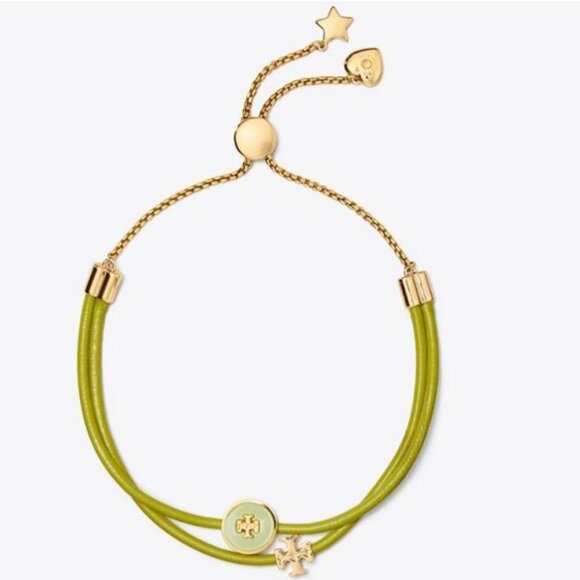 Tory Burch KIRA ENAMEL SLIDER BRACELET NWT - Picture 1 of 3
